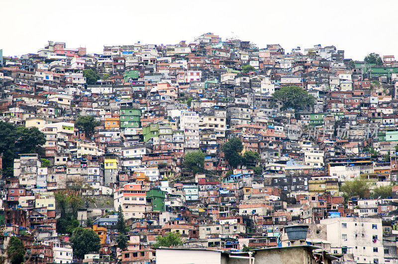 Rocinha favela，里约热内卢最大的贫民窟